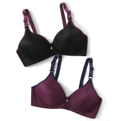 China Dropshipping QUICK DRY girls fashion simple solid color adjustable strap bra ladies bras for sale