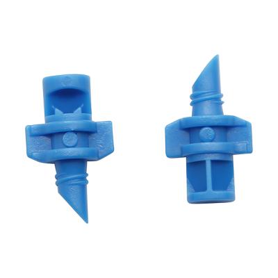 China POM 100 Pcs Garden Irrigation Single Refraction Nozzle Flower Mist Watering Nozzle Threaded Connection 90/180/360 Degree Sprayer for sale