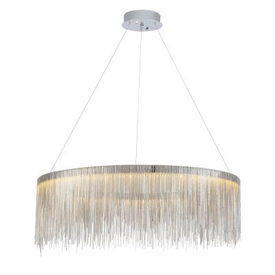 China Modern Nordic Chandelier Indoor Lighting Tassel Round Chandeliers For Chandelier Home Minimalism Bedroom Living Room Hanging Lamp for sale