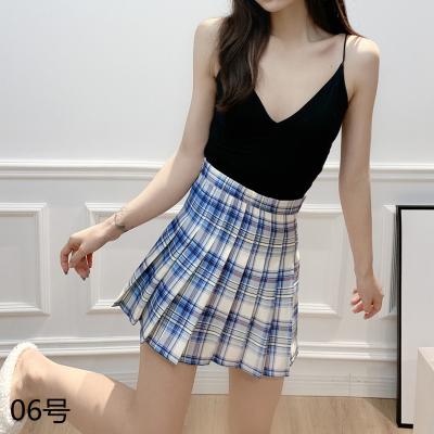 China New Style Plus Size Bust Plus Size Anti-failure Belt Safety Pants Women's Short Skirt Sun Pleated Skirt for sale