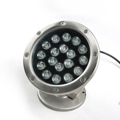 China LANDSCAPE New Arrival 190mm Diameter 12volt Stainless Steel RGB Led Underwater Light for sale