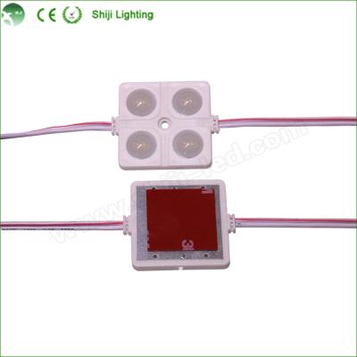 China Light box high brightness single color DC12V Samsung 5630 smd injection samsung led module with lens for sale