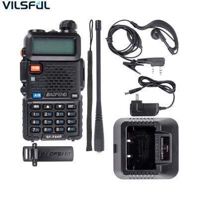 China BaoFeng BF-F8HP 8W Dual Band Two Way Radio VHF UHF Walkie Talkie US Plug 1500mAh for sale