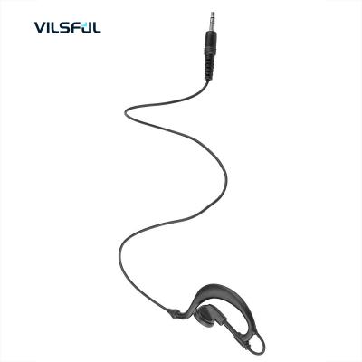 China In-ear 3.5mm Listen Only Earphone Acoustic Tube Earphone Speaker Microphone for sale