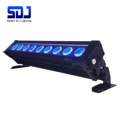 China Stage Lighting Outdoor Waterproof 9x12W RGBAWUV LED Stage Wall Washer Lights for sale