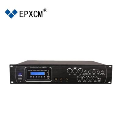 China KTV Power Amplifier EPXCM/KP-3000 High Power HIFI 550W*2 MP3 Bluet Amplifier With 48v Phantom Power, Digital Input for sale