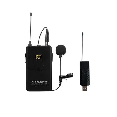 China EPXCM Handheld Microphone / U-200 Lavalier Lapel Microphone, Wireless Ideal For Teaching Teaching, Public Speaking Camera With USB Receive for sale