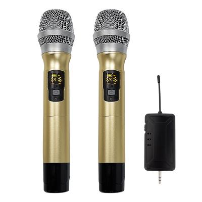 China New Released Microphone Handheld EPXCM/W-102 with 3.5 Dynamic Wireless Handheld Microphone for Laptop Recording and Live Recording for sale