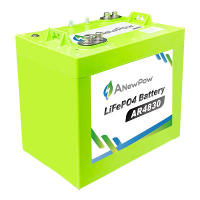 China Cell Site Solar System ANewPow AR4830 LiFePO4 Battery Pack M8 Terminal for sale