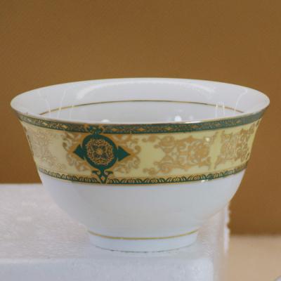 China Wholesale china viable 5.5 inch bowl design high quality gold bowl for rice for sale