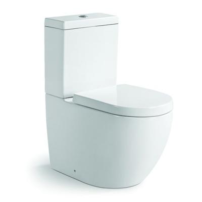 China Hot Selling Double-Flow DCBJ A8068 WC Pan Water Saving Type Two-piece Washdown Toilet Wholesale for sale