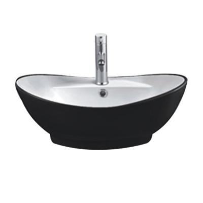 China DCBJ D3218 Sustainable Wholesale Ceramic Basin Wash Drain Bathroom Sink for sale