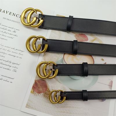 China High Quallity Designer Belts for Women Luxury Quality With Double C Nickel Color Zinc Buckle can be nickel-free for sale