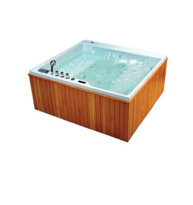 China SPA Traditional Luxury Outdoor Rectangle Control System Garden Use Jakuzi Whirlpool Bathtub Jacuzi Free Function Dx503 for sale