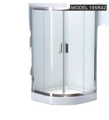 China Modern Sliding Door Tempered Glass Shower Cubicle Enclosure 195R42 for sale