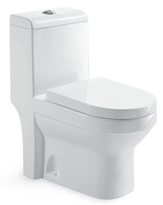 China Double-Flow Ceramic Water-saving Siphon Lavatory Sanitaryware Flush One-Piece Toilet (HZ5598) for sale