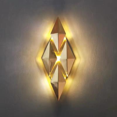 China Modern simple luxury modern TV background wall lamp household wall lamp household decorative personality bedside lamp for sale