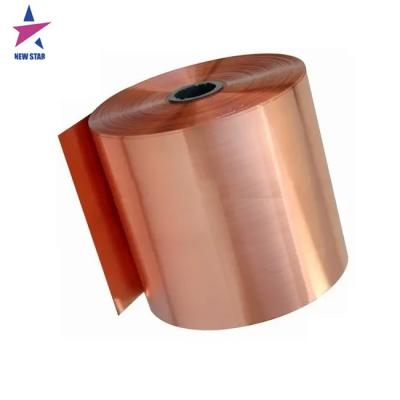 China High Conductivity C11000 C12000 C12200 Copper Tape Reel T2 TP2 TU2 Copper Tape Copper Tape for sale