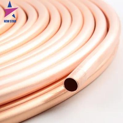 China Air Condition or Refrigerator ASTM B280 Refined Copper Tube 5/16