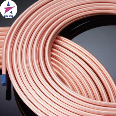 China Air condition or 3/8 inch 9.52mm pancake refrigerator refrigeration copper pipe/straight copper tubes pipe for air conditioner for sale