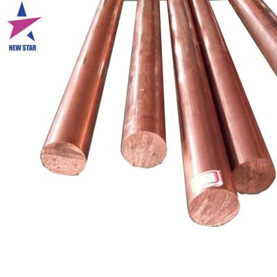 China Conductive And Heat Conductive Copper Materials C1220 C1200 C1100 C1011 TP2 TU2 Round Bar T2 16mm 20mm Round Copper Rod Bar for sale