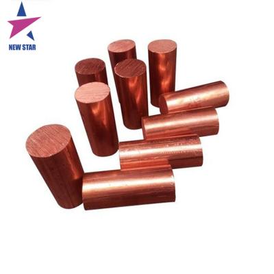 China New Star Solid Copper Bar of Conductive and Thermally Conductive Materials Round Copper Rod Price for sale