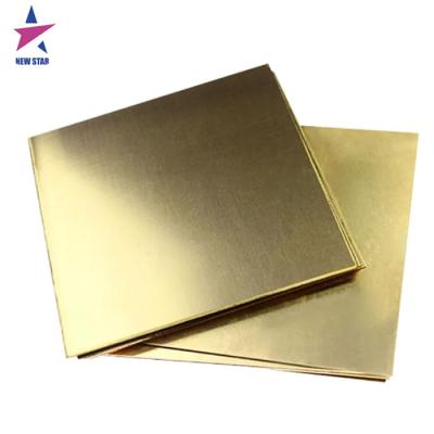 China Decoration Plate C2600 C2620 C2800 Brass Leaf Building H62 H65 H68 Brass Plate for sale