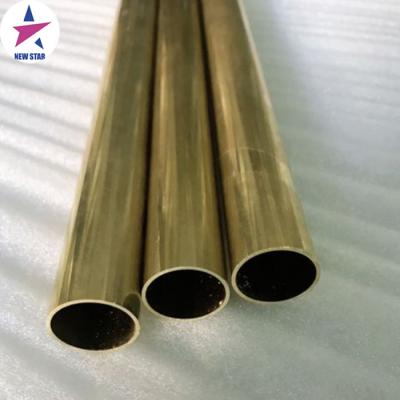 China Hollow Brass Tube C2620 C2600 C2800 Round Square Polished Brass Customized Construction Pipe for sale