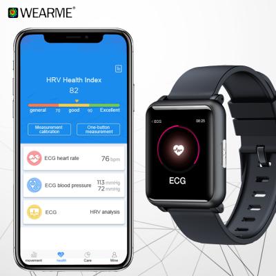 China New ECG Fitness PPG ECG Watch Smart Watch with ecg electrocardiograph display holter heart rate monitor blood pressure smartwatch for sale