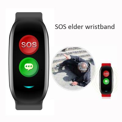 China SOS Handheld Wristband Medical Alarm Wristband SIM Card Watch for sale