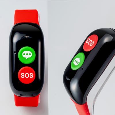 China IOS / Android SOS Watch Mdeical Alarm Wristband SOS Smart Monitor Heather Wristband Remote for sale