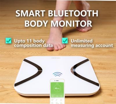 China Environmental Design Ultra-low Power Body Composition BMI Fitness Tracking Digital Scale for sale