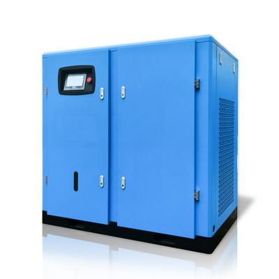 China OIL-LESS 22kw 37kw 55kw 75kw 90kw 110kw Custom Cheap Electric Oil and Gas Industry Silent Screw Air Compressors for sale