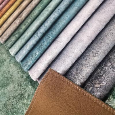 China Shrink-resistant 100% polyester tanned velvet fabric for hometextile for sale