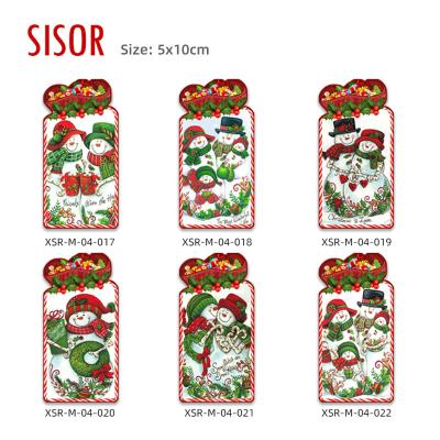 China Sublimation  (customised) Wholesale Cheap Christmas Ceramic Fridge Magnet Custom Sublimation Tile stickers with Soft Magnetic Home Decor for sale