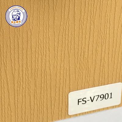 China Pure Vertical Slat FUSHI 100% Polyester Blinds In Fabric Roll for sale