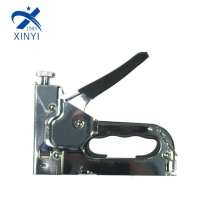 China XINYI 3 Ways Staple Gun Tacker 3IN1 Manual Hand Tacker of 100pcs Wooden Upholstery Sofa Picture Frame for sale