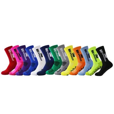 China Breathable Sporty Anti-Skid Grip Football Boots Short Sports Football Socks for sale