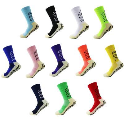 China Non Slip Breathable High Quality Cotton Non Slip Football Socks For Mens Grip Sports Socks for sale