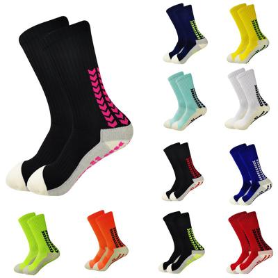 China Breathable Elite Sports Socks Professional Controlled Athlete Men's Anti Slip Grip Football Socks for sale