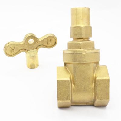 China General Green Valve 1/2-4 Inch Cw617n Brass Gate Valve High Quality Brass Gate Valve for sale