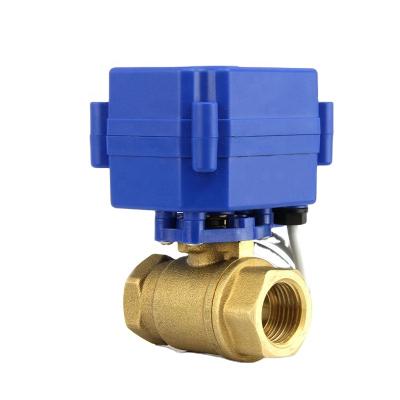 China General Green Valve Electric Motor Smart Brass 1/2 Ball Control Valve High Quality Electro Water For 12v for sale