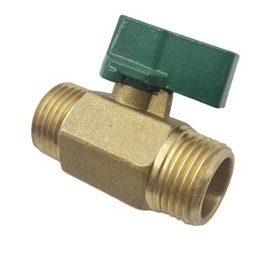 China General Green Valves High Quality Brass Forged Body Chrome Plated Brass Water Mini Ball Stainless Steel Air Valve for sale