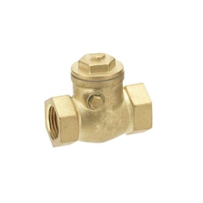 China High Quality General Green Valve 1/2 Inch Brass Swing Check Valves 4 Inch With Female Thread And Forged for sale