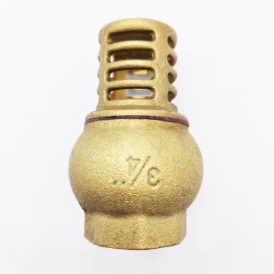 China General Green Valve VALVULA CHECK Brass Foot Valve Factory Price for sale