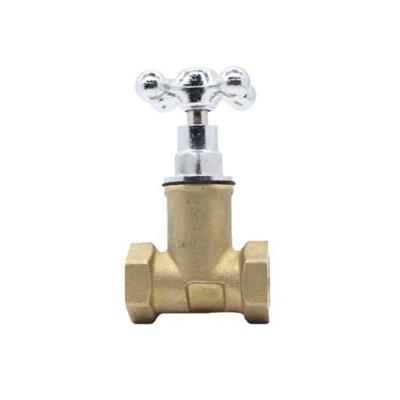 China Good Quality Water Valve Brass General Green Brass Gate Valve Stop Valve for sale