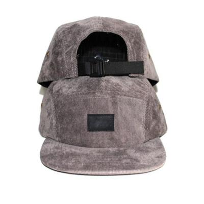 China COMMON Wholesale Empty Design Corduroy Hat Cap 5 Panel for sale