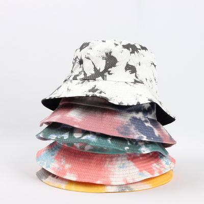 China New Design Striped Leisure Floppy Fisherman's Hat Men And Women Season Sun Hat Soft Top Bucket Hat for sale