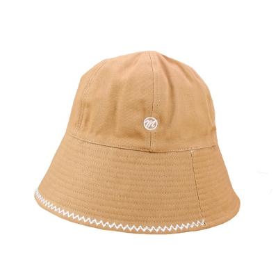 China Custom Wholesale Bucket Hat Embroidery Dobby Bucket Hat Design Cotton Custom Logo for sale