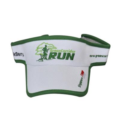 China High Quality Custom Logo Sun Visor Hats Run Character Hat for sale